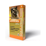 Antipulgas Advocate Gatos Até 4 Kg 3 Pipetas