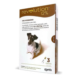 Antipulgas Cães Revolution 60 Mg 5,1 A 10,0 Kg 3 Pipetas 