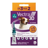 Antipulgas E Carrapatos Vectra 3d Cães De 4 A 10kg 3 Pipetas