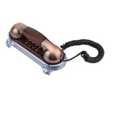 Antique Retro Montado Na Parede Telefone Com Fio Telefone Fi