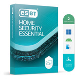 Antivírus Eset Home Security Essential 2 Dispositivos 1 Ano 