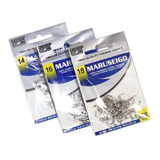 Anzol Marine Sports Maruseigo Nickel N. 14, 16 E 18 Kit C/ 1