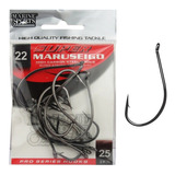 Anzol Super Maruseigo Blacknickel 22 Cartela