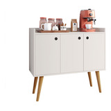 Aparador Buffet Retrô 3 Portas Wood Prime - Off White - Rpm