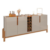 Aparador Buffet Sala Lizz 190cm Com