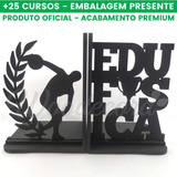 Aparador De Livros Cursos E Profissões Variados Woodecora