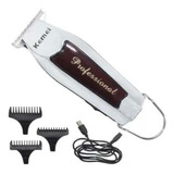 Aparador De Pelo Kemei Km-9163 Prateado 110v/220v