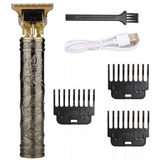 Aparador De Pelo Vintage T9 Dragon 110/220v Carregamento Usb