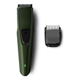 Aparador De Pelos Ajustável Philips Bt1230 Bivolt Verde
