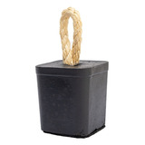 Aparador Peso De Porta Em Cimento 1.kg - Preto