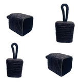 Aparador Peso De Porta Quadrado Corda Sisal Cimento 1kg.