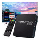 Aparelho Adaptador 4k Smart Tv Box Transforme Em Smartv Apps