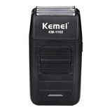Aparelho Barbeador Kemei Km-1102 Preto Maquina Shaver