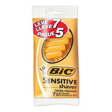 Aparelho Barbear Bic Sensitive Shaver Pacote Leve 7 Pague 5