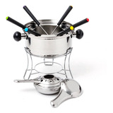 Aparelho Conjunto Fondue Jogo 10 Peças 1 Litro Inox