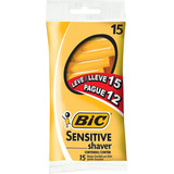 Aparelho De Barbear Bic Sensitive Shaver Leve 15 Pague 12