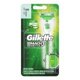 Aparelho De Barbear Gillette Mach3 Acqua-grip Sensitive