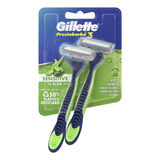 Aparelho De Barbear Gillette Prestobarba 3 Sensitive - 2 Uni