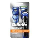 Aparelho De Barbear Gillette Styler 3 Em 1 Com Pilha Aa