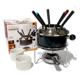 Aparelho De Fondue 10 Pçs De Aço Kit Inox Chocolate Perfeito