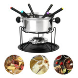 Aparelho De Fondue Aço Inox 11 Pçs Janta Romantico Quijos 