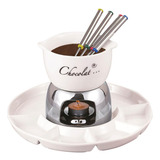 Aparelho De Fondue De Chocolate Em Cerâmica 8 Peças Charmy