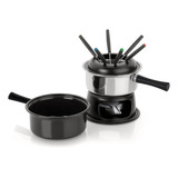 Aparelho De Fondue Duplo 2 Panelas Para Doce + Salgado Kit