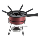 Aparelho De Fondue Panela Antiaderente Vermelho 1l Aspen