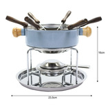 Aparelho De Fondue Para Queijo Chocolate Panela Para Fundi Cor Água