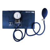Aparelho De Pressão Manual Esfigmomanômetro Premium Azul