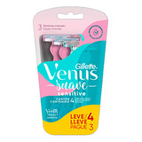 Aparelho Descartável Gillette Venus Simply3 Sensitive Leve 4