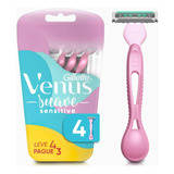 Aparelho Descartável Gillette Venus Simply3 Sensitive