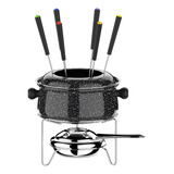 Aparelho Fondue Pequeno 10 Peças Colorstone Doce E Salgados