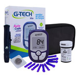 Aparelho Medidor De Glicemia C/60 Tiras E 10 Lancetas G-tech
