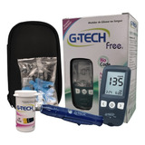 Aparelho Medidor De Glicemia Diabetes G-tech Free + 10 Tiras