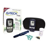 Aparelho Medidor De Glicemia G-tech Free + 10 Tiras Diabetes