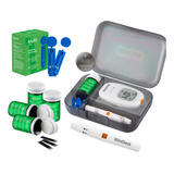 Aparelho Medir Diabetes Glicose Combo Completo Mutilaser 