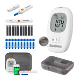 Aparelho Medir Diabetes Glicose Combo Completo Mutilaser