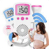 Aparelho Para Escutar Coração Bebê Na Barriga Rosa Doppler