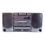 Aparelho Som Aiwa Ca-dw550 +caixas Som Não Liga P/peças