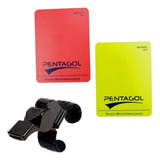 Apito Fox Com Dedal Mais Kit Cesto Squeeze Para Árbitros Nfe