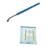 Aplicador De Agulhas Magnético E Agulha Auricular 1mm 50 Un