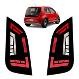 Aplique Adesivo Lanterna Vw Novo Up Tsi Mpi Mascara Negra V2