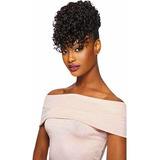 Aplique Afro Puff Com Franja Premium