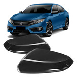 Aplique Capa Retrovisor Civic G10 2017 2021 Black