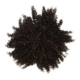 Aplique Coque Afro Puff - 120g E 30cm - Textura Natural