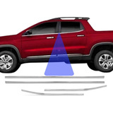 Aplique Cromado Pestana Externa Janela Fiat Toro 2016 2022