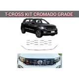 Aplique Cromado T-cross Kit Friso Grade Sense Pcd 200tsi 