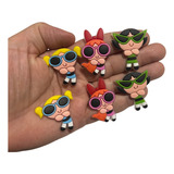 Aplique Emborrachado Meninas Super Poderosas Kit 6 Unidades 