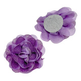 Aplique Flor De Tecido Poliester P/ Artesanato Pct 20pcs Lfh Cor Cor05